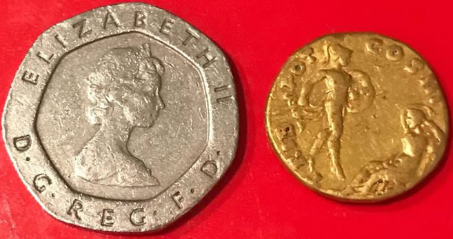 Needing-Help-With-A-Gold--Antoninus-Coin-Recently-Found-Near-Hadrians-Wall
