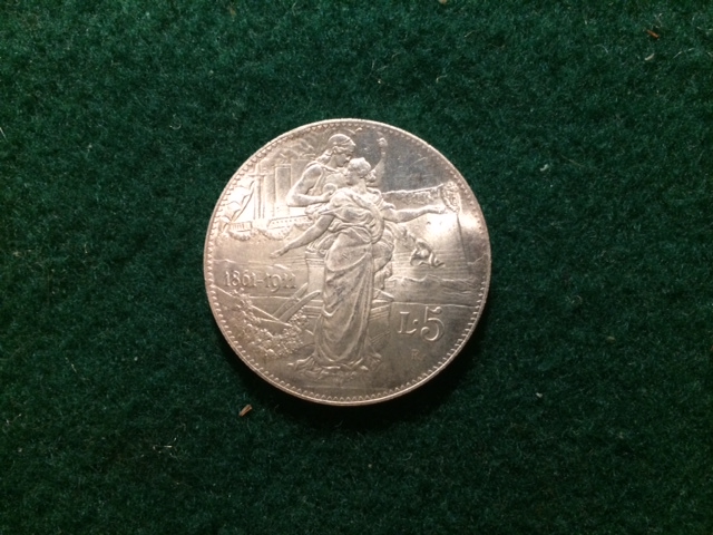 1911-Kingdom-Of-Italy-Lire-5,-Real-Or-Fake?