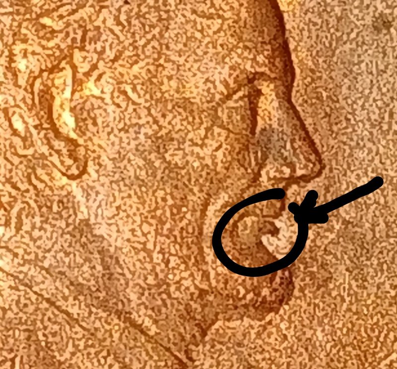 Interesting-1984-D-Penny-With-Funny-Error