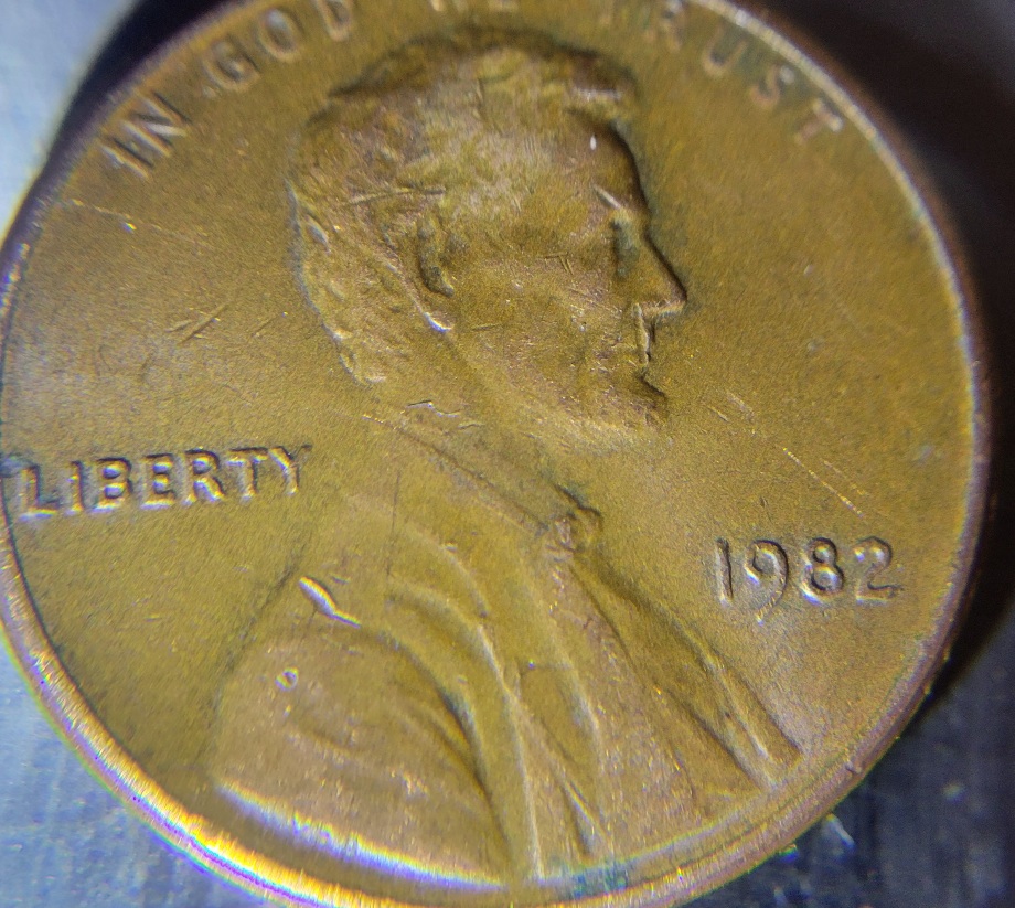 1982-No-Mint-Lincoln-Cent--Copper?-Too-Bad-It's-Not-In-Better-Condition-If-It-Is.