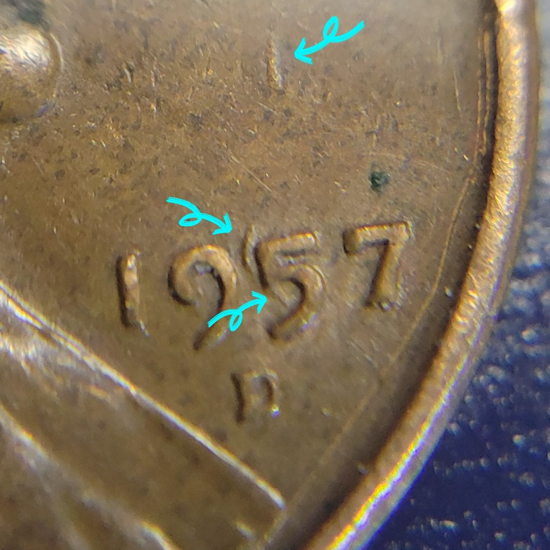 1957-D-Lincoln-Cent---Die-Clash-Maybe?