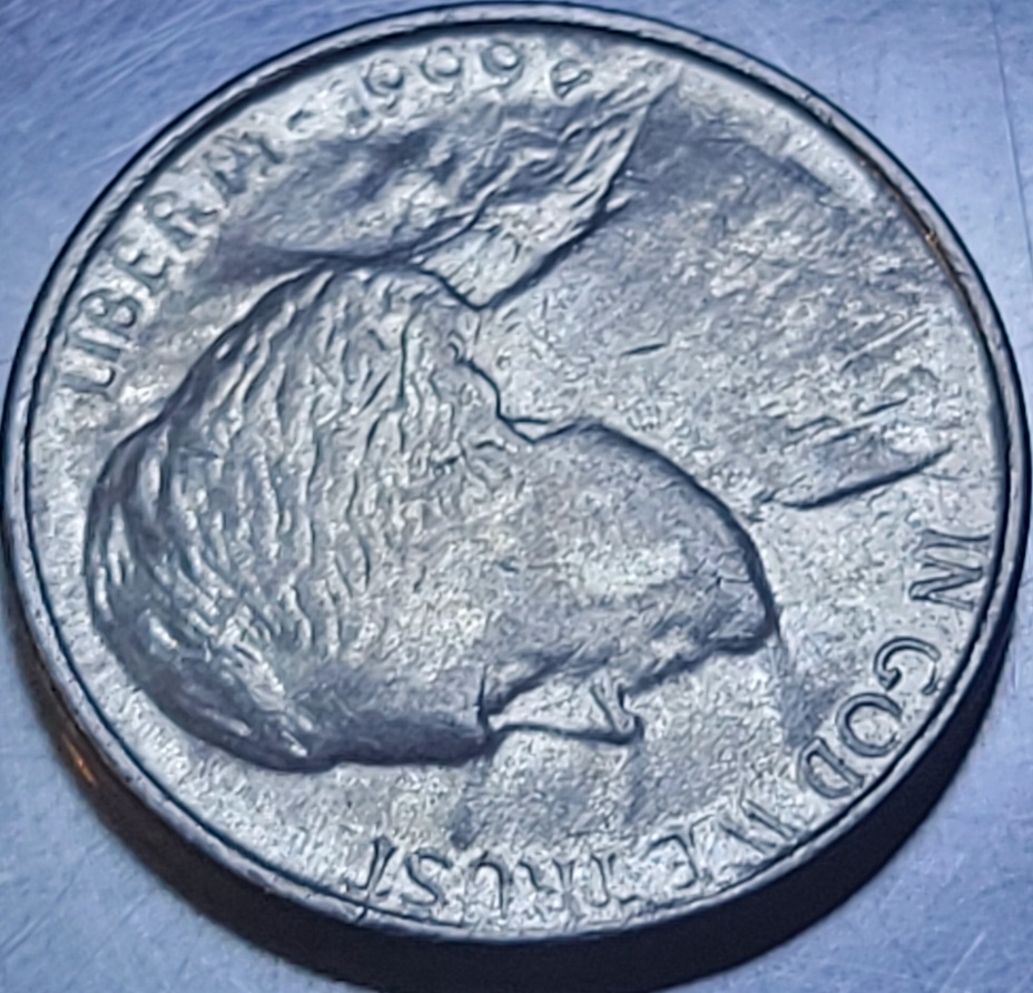 1999-D-Jefferson-Nickel-With-Odd-Textured-Obv.