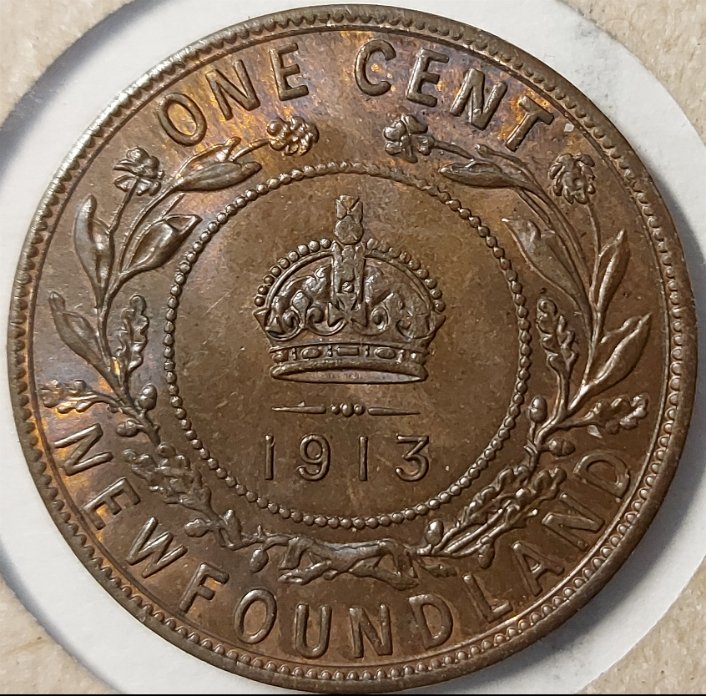 1913-Newfoundland-One-Cent