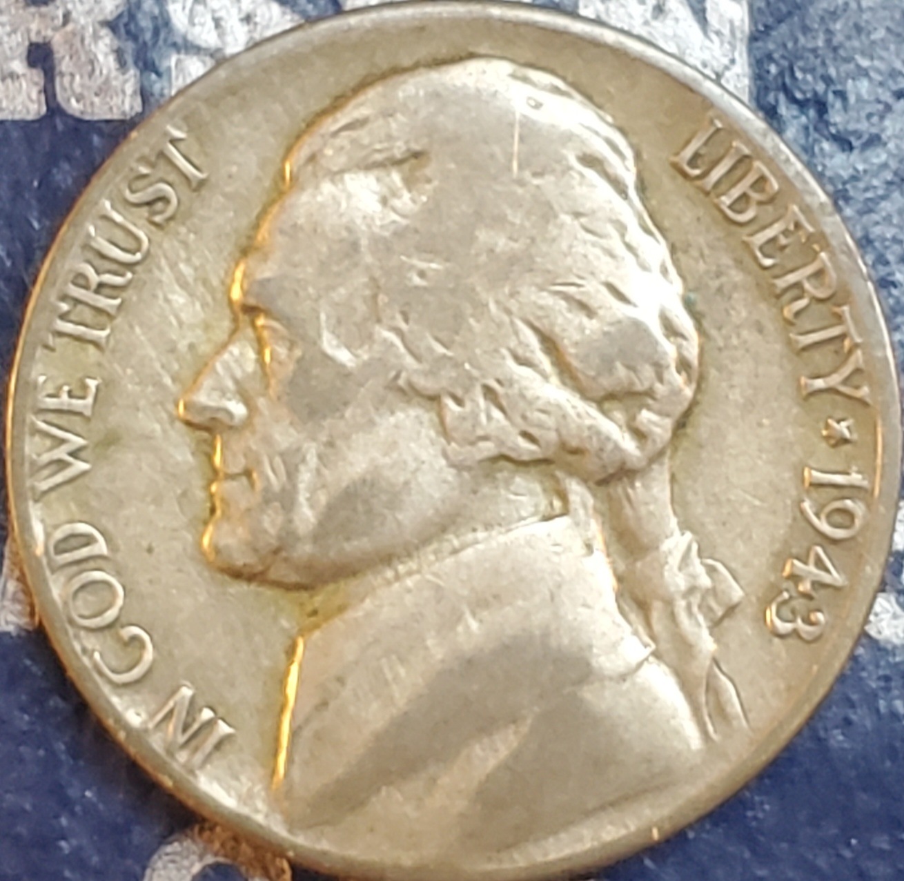 Lamination-Maybe-On-This-1943-D-Jefferson-Nickel