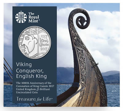 Royal-Mint-New-Release:-The-1000th-Coronation-Of-King-Canute-2017