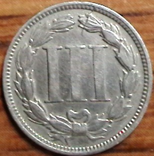 1866-3-Cent-Up-For-Grading