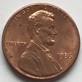 1986-P-Lincoln-Memorial-Cent,-Error-Assistance-Please