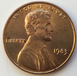 1983-P-Lincoln-Memorial-Cent-For-Grading-Please.