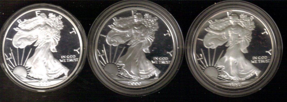 2005-Silver-Eagle-Proof-With-Ripples