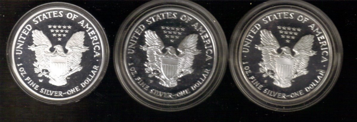 2005-Silver-Eagle-Proof-With-Ripples