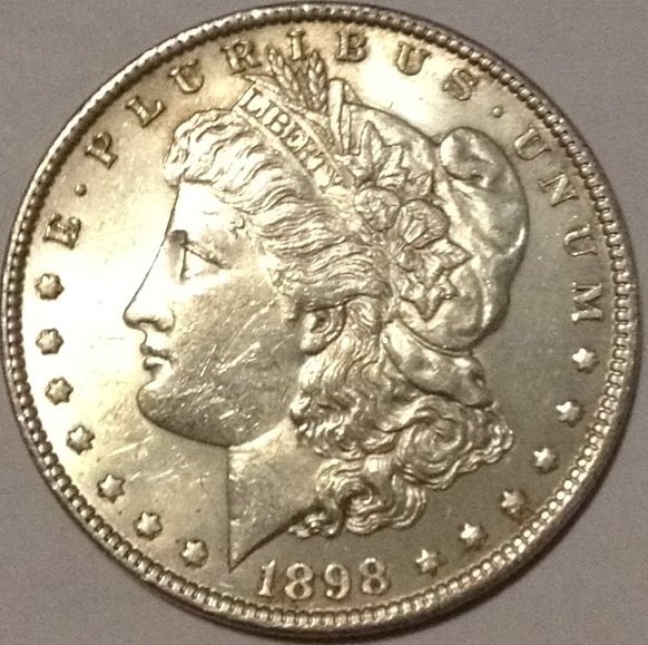 Small-Collection-Of-Morgan/Peace-Dollars-For-Grading.