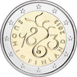 New-2-Eurocoins-September-2013-Belgium,-Finland,-San-Marino