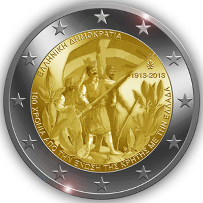 New-2-Eurocoins-October-2013-2x-Greece,-Italy,-Vatican-City