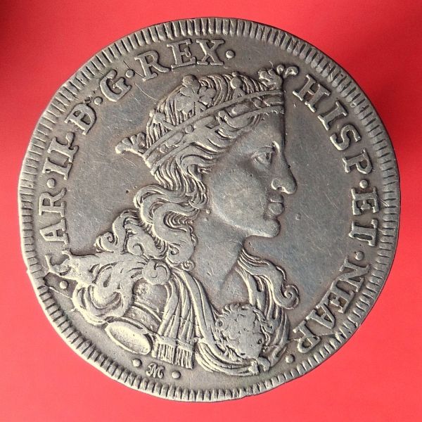 Charles-II-Of-Spain.-Ducato-Of-100-Grana->-Naples