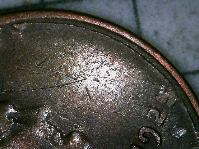 1925-S-Penny-Struck-Through-A-Late-Stage-Die-Cap?