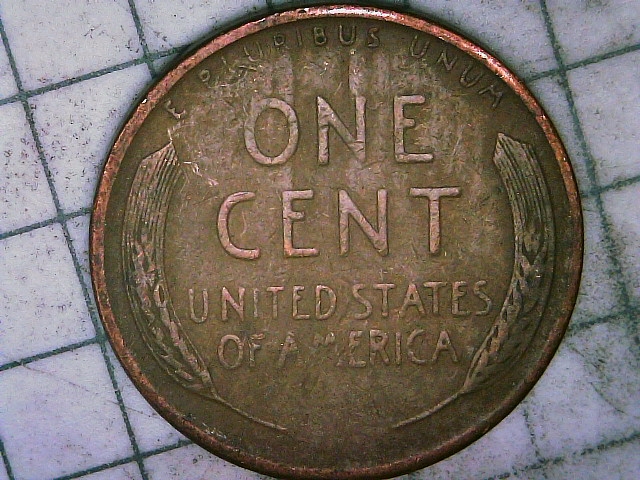 1944-S-Penny-With-Multiple-Die-Gouges/Dents