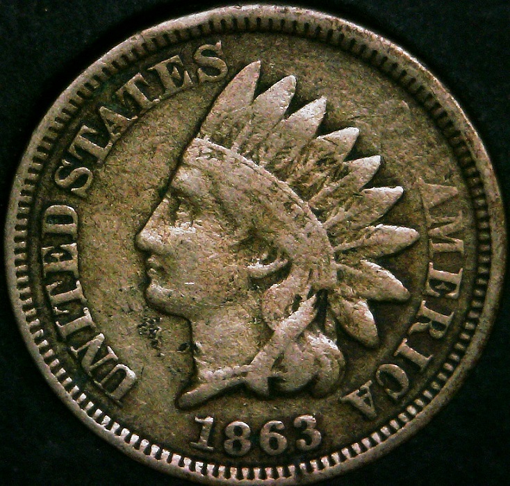 1863-Indian-Head-Struck-Through-Grease?