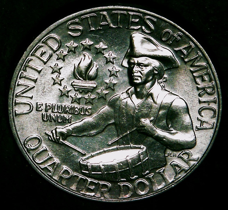 1976-D-Quarter-Struck-Through-Thread/Fiber?
