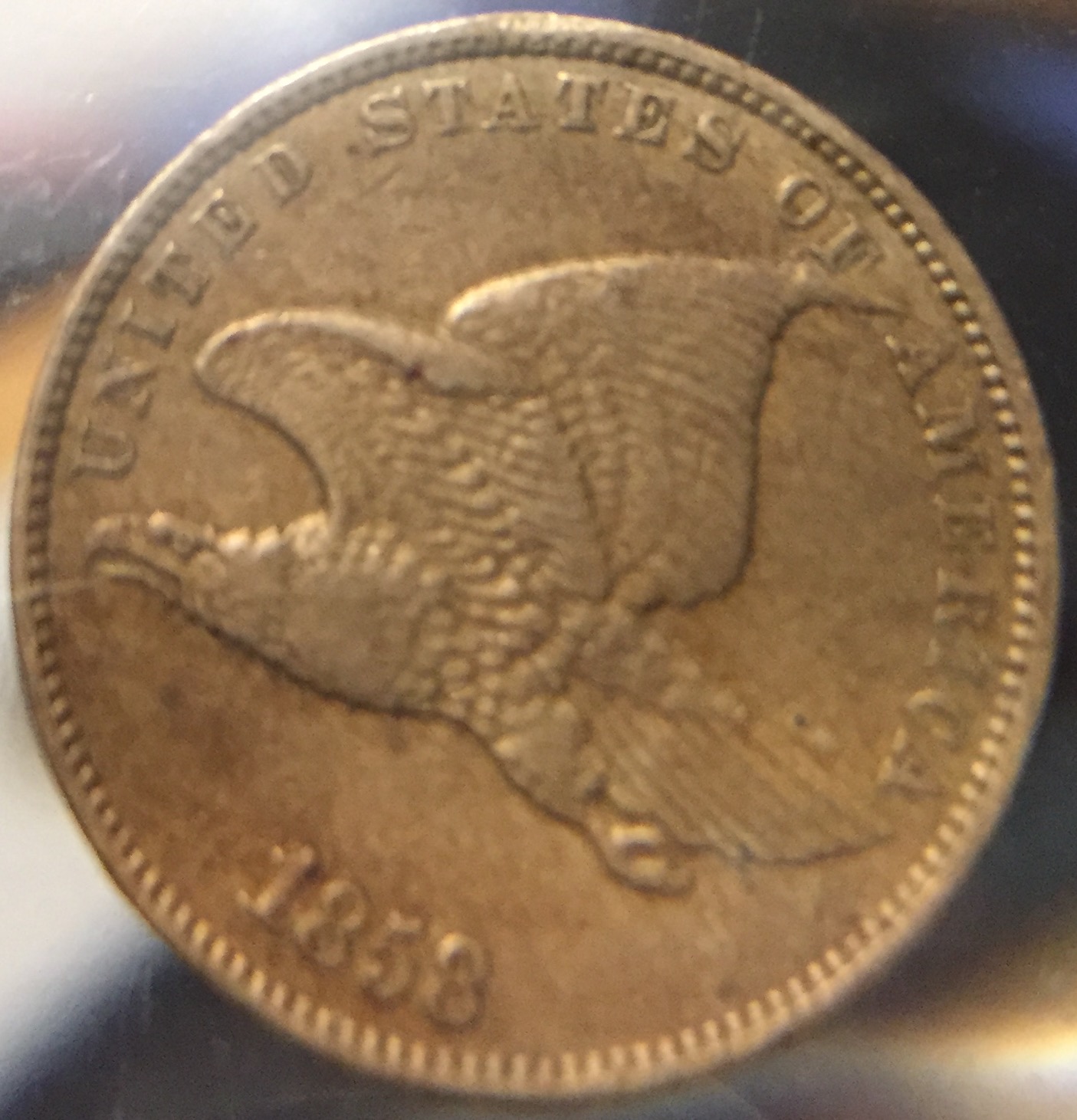 1858-Flying-Eagle-Cent-For-Grading-And-Rim-Error-ID