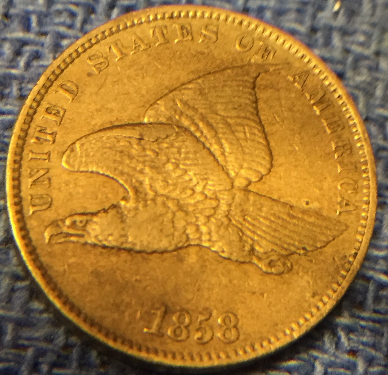 1858-Flying-Eagle-Cent-For-Grading-And-Rim-Error-ID