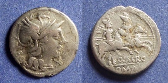 Roman-Republic,-Q-Marcius,-Libo,-148-BC-Denarius,-Vcoins
