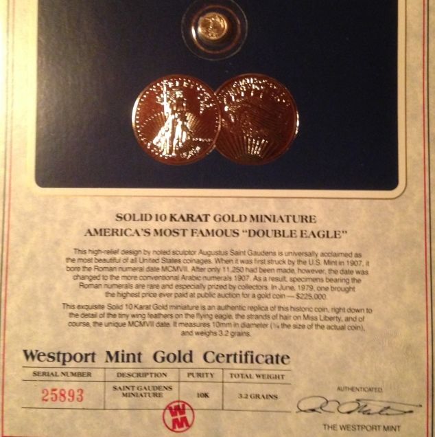 Westport-Mint-Miniature-St-Gaudens,-Is-This-Gold-Or-Trash?