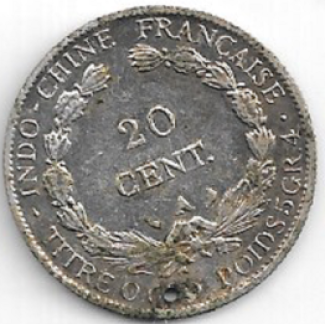1901-French-Indo-China-20-Centimes:-Real-Or-Fake?