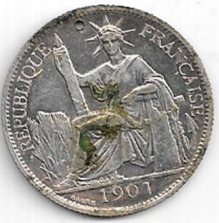 1901-French-Indo-China-20-Centimes:-Real-Or-Fake?