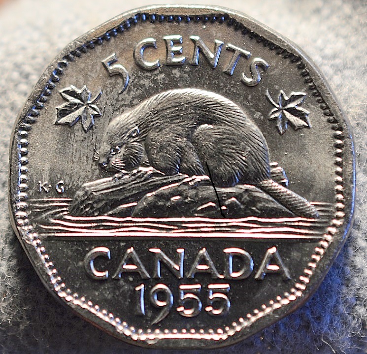 1955-5-Cents-.-Grade-Please