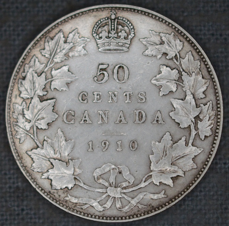 1910-50-Cent-Piece.-Vicky-Leaves?