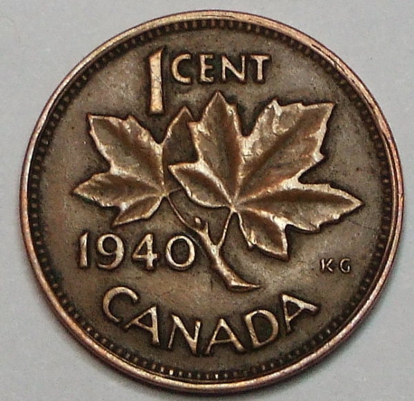 1940-Penny-With-Doubled-Repunched?-40-And-Da-In-Canada