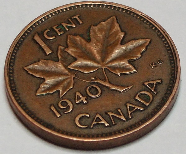 1940-Penny-With-Doubled-Repunched?-40-And-Da-In-Canada