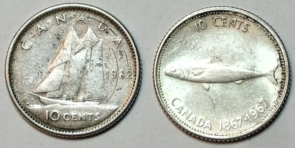 Two-Silver-Dimes-Including-A-1967-In-A-Week!