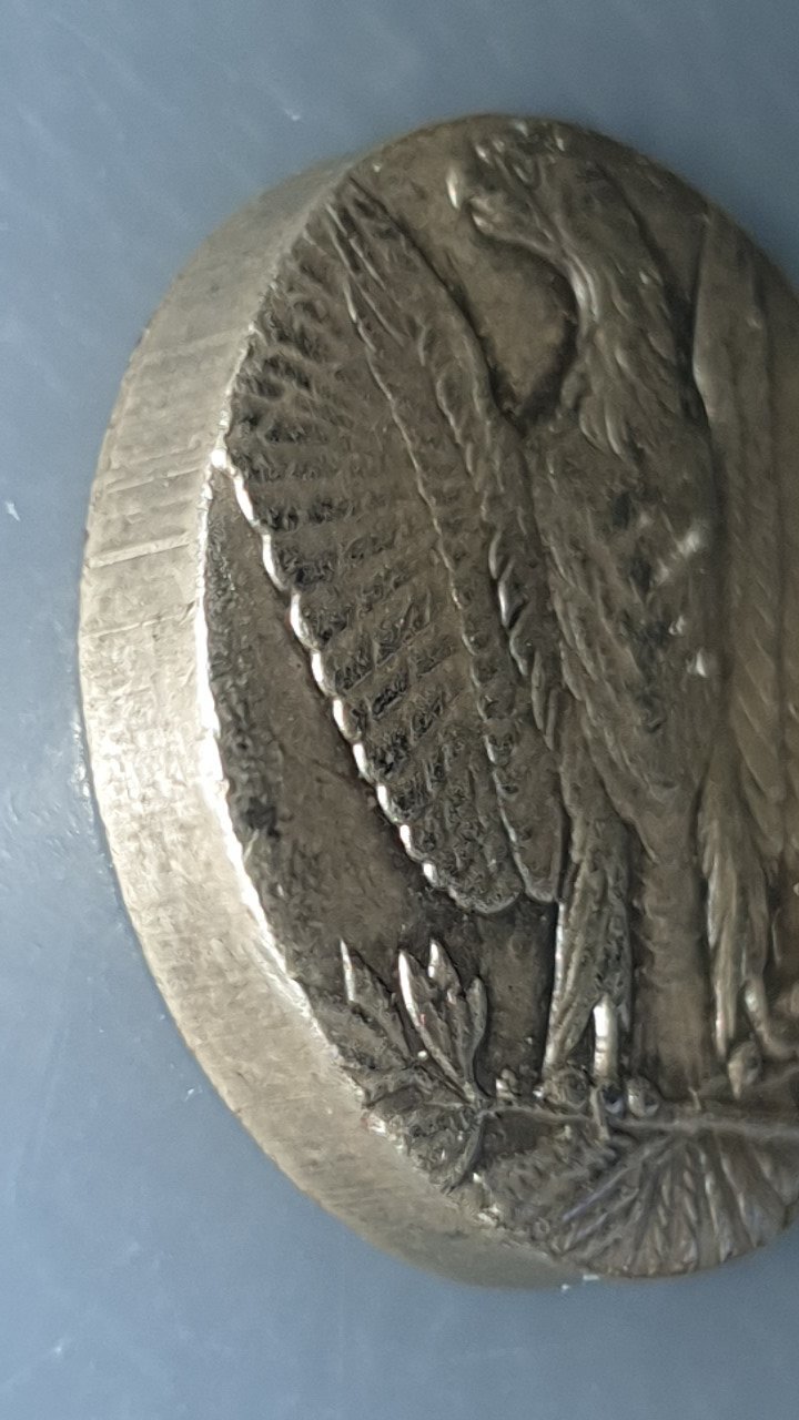 Morgan-Dollar-On-Silver-Quarter-Planchet-Error?