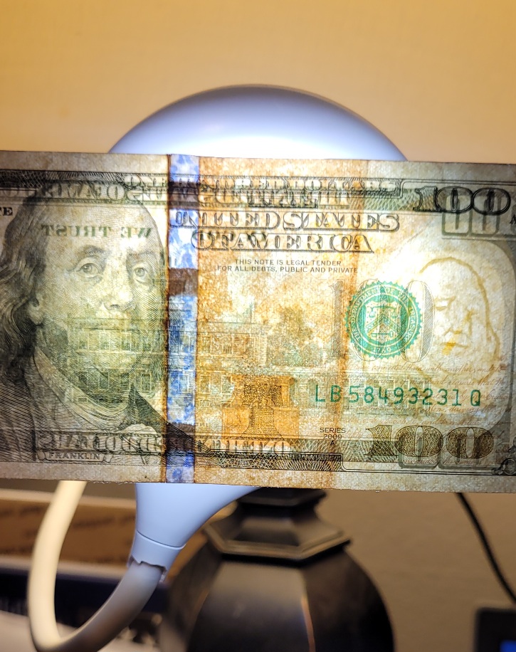 100-Dollar-Bill-Ink-Smear?-Or-Something-Else?