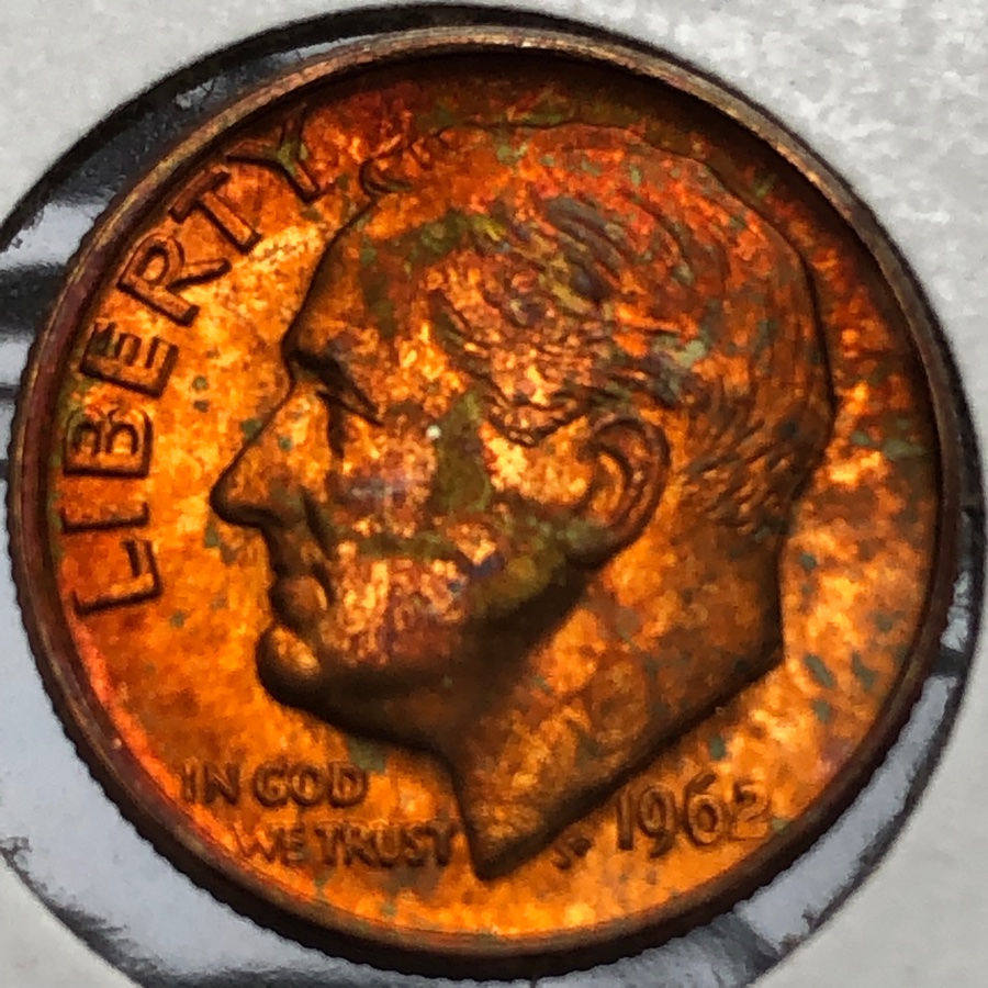 Wild-Toned-1962-Roosevelt-Mint-Set-Score!