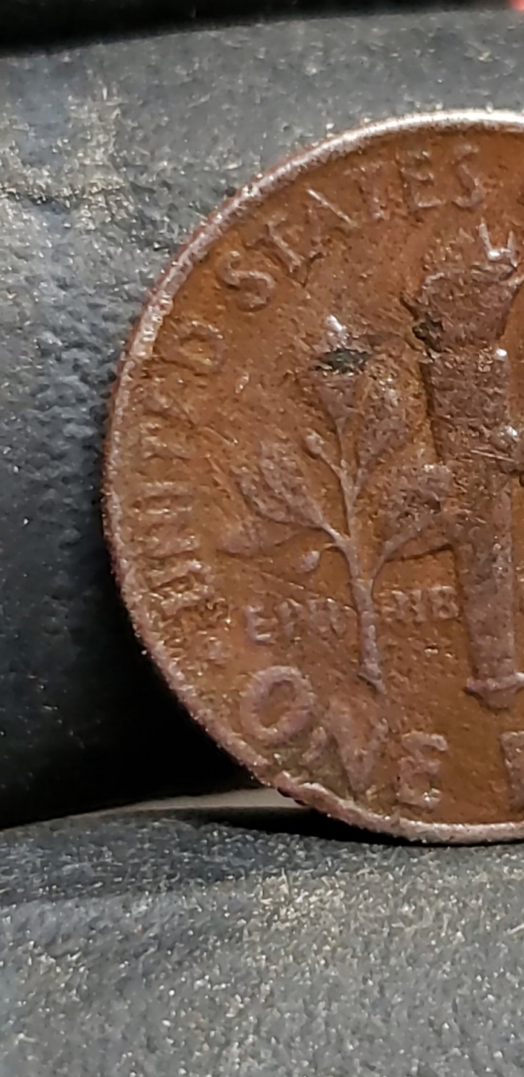 1968-D-Dime-Copper-In-Color-Weighs-Only-2.17-And-Found-Letters-In-The-Rim