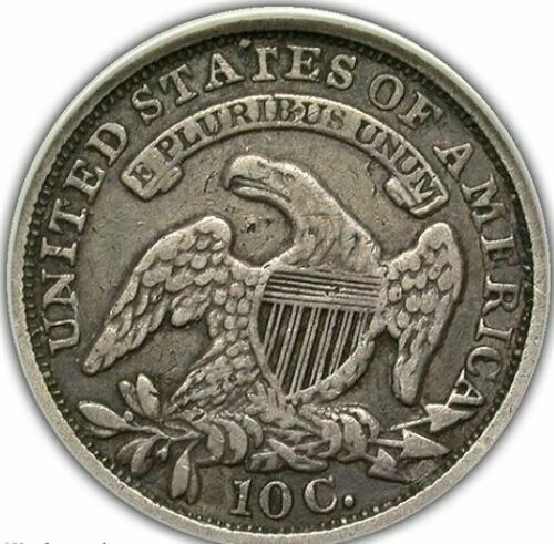 Error-Coin-On-Reverse-Of-Capped-Bust-Dime