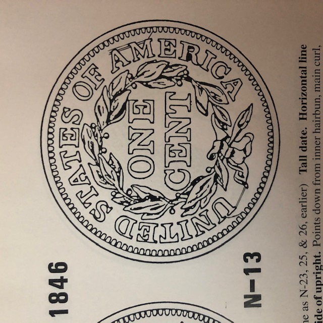 1846-Large-Cent-Tall-Date-Newcomb-Number-13-Or-25?