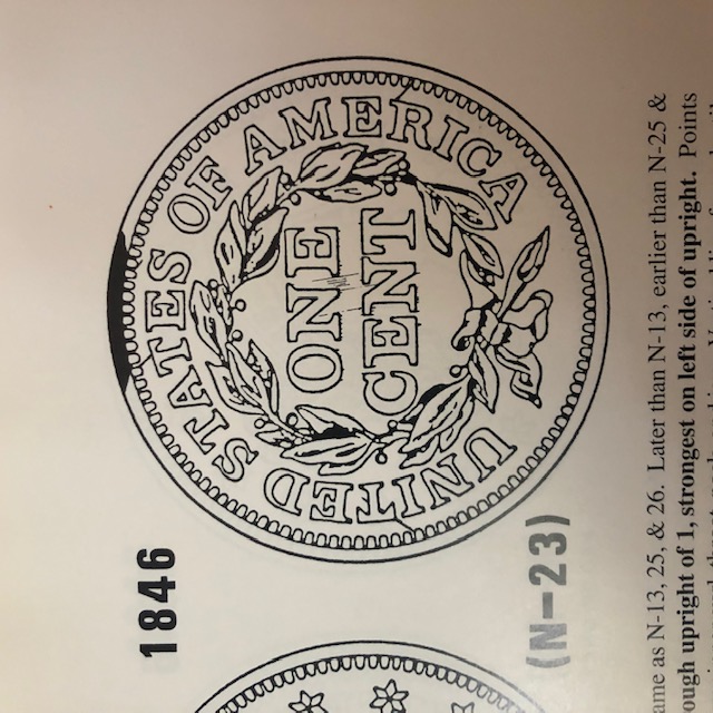 1846-Large-Cent-Tall-Date-Newcomb-Number-13-Or-25?