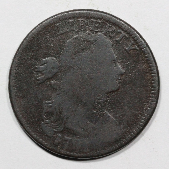 1797-Draped-Bust-Cent---Scarce-But-Not-Pretty