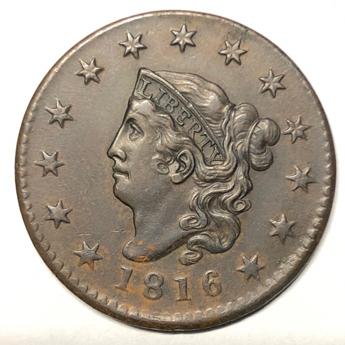 A-Complete-Type-And-Variety-Set-For-1816-US-Coins
