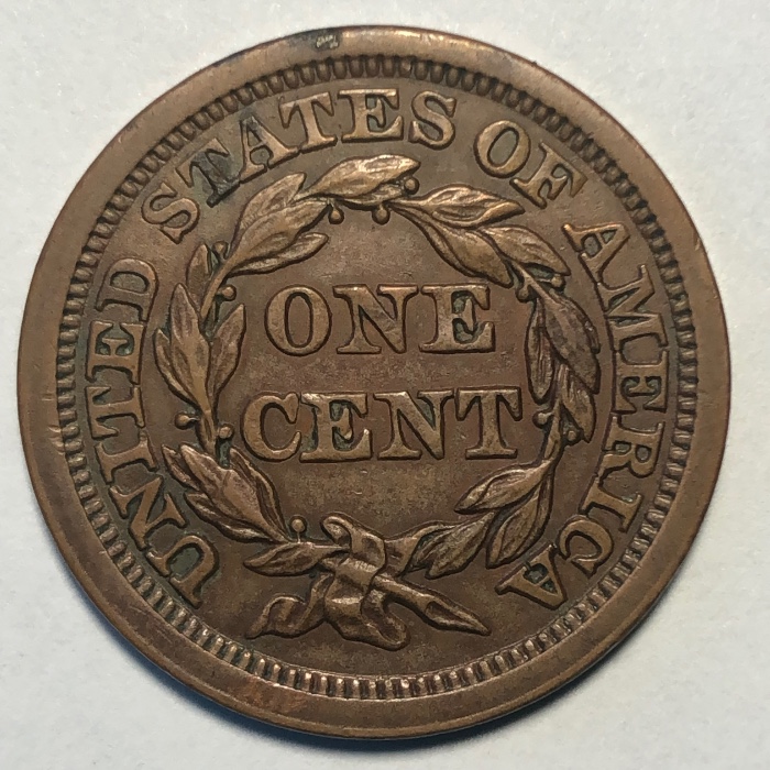 1853-N-14c-Braided-Hair-Cent-For-Grading