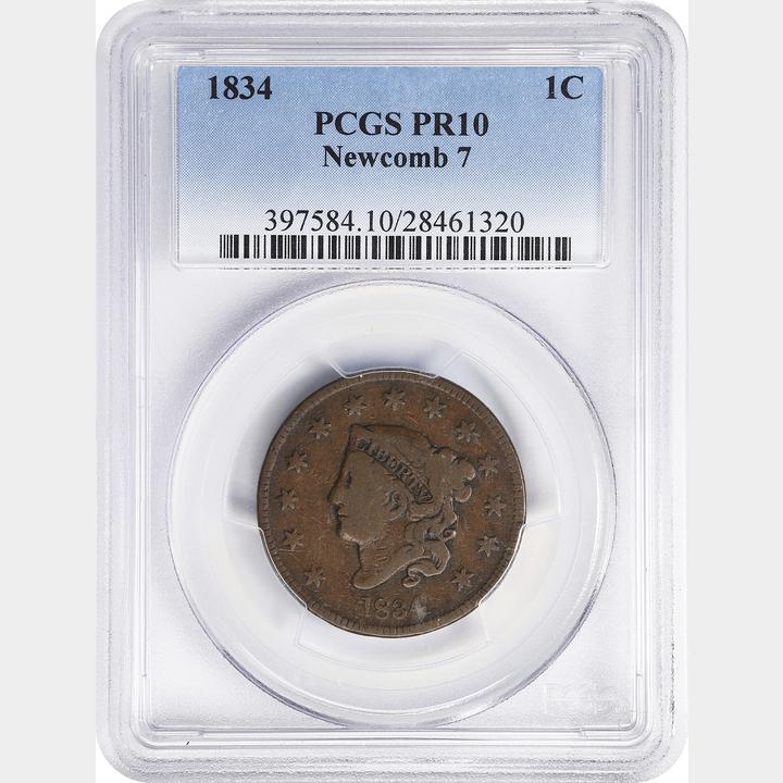 1834-Coronet-Head-Large-Cent-For-Grading-You-Vs-PCGS