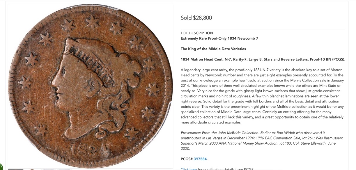 1834-Coronet-Head-Large-Cent-For-Grading-You-Vs-PCGS