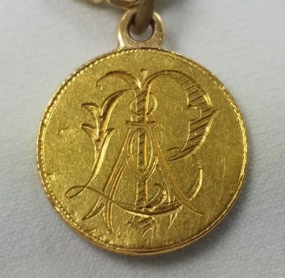 My-Civil-War-Era-Gold-$1-Love-Token...