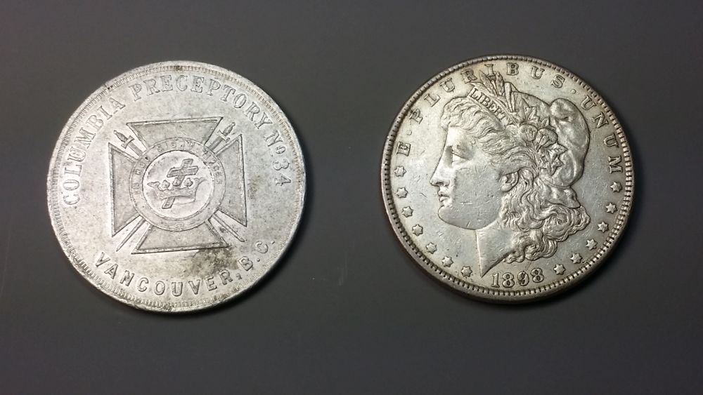 1892-Freemason-Token----Vancouver,-BC