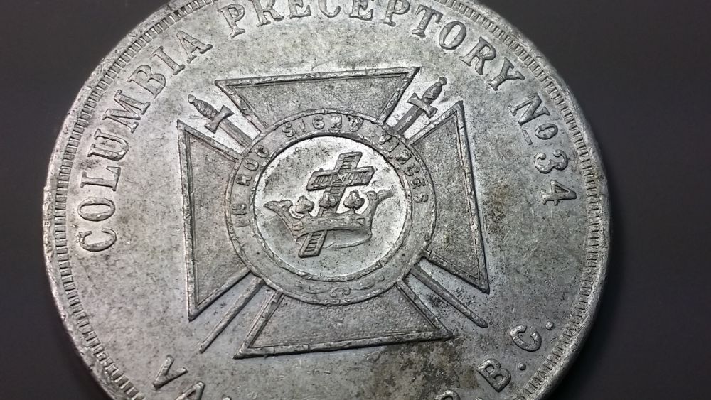 1892-Freemason-Token----Vancouver,-BC