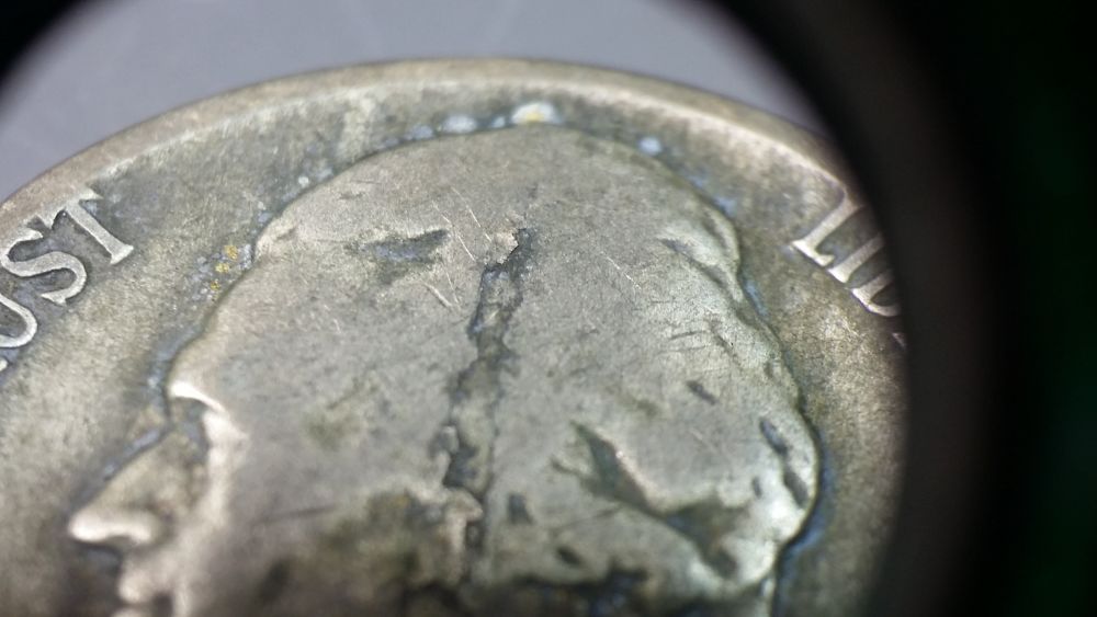 1943-P?...-Silver-War-Nickel-W/-Double-Side-Lamination