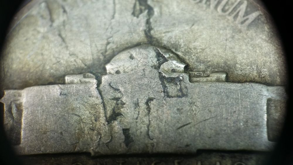 1943-P?...-Silver-War-Nickel-W/-Double-Side-Lamination